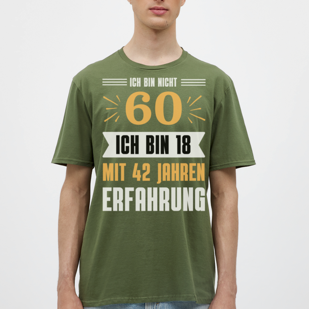 Männer T-Shirt "Ich bin nicht 60..." - Militärgrün