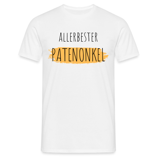 Männer T-Shirt "Allerbester Patenonkel" - Weiß