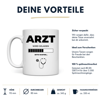 Tasse "Angehender Arzt" Vorteile