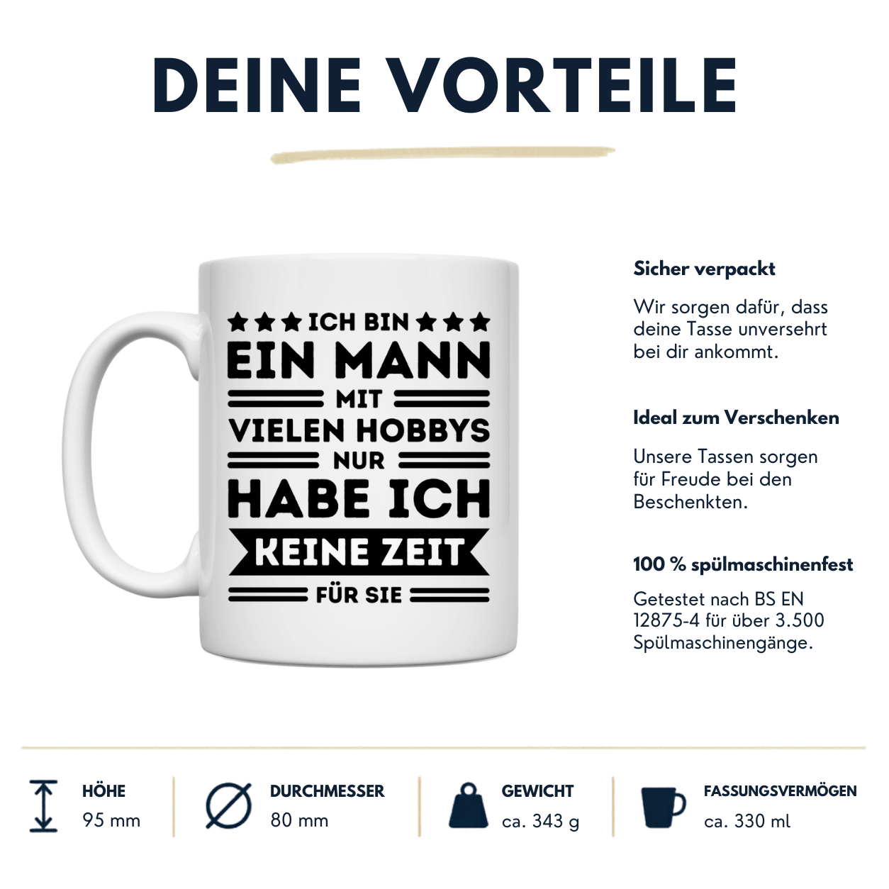 Geschenk für Mann ohne Hobbys Vorteile