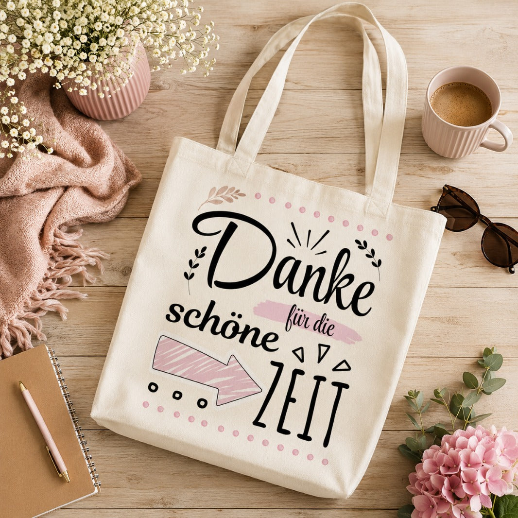 Tragetasche "Danke für die schöne Zeit"