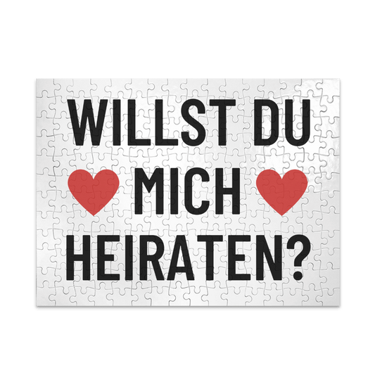 Willst du mich heiraten Puzzle 