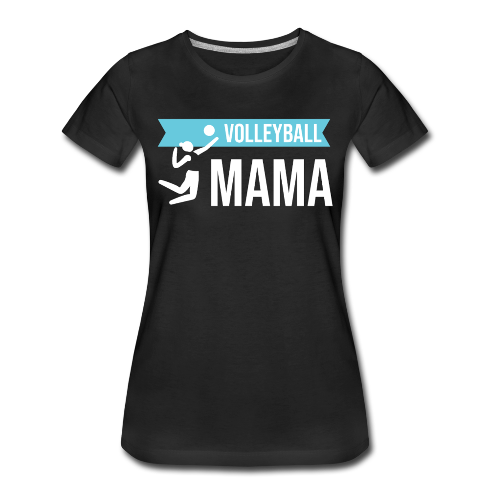 Frauen T-Shirt "Volleyball Mama" - Schwarz