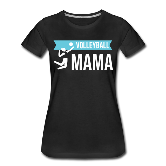Frauen T-Shirt "Volleyball Mama" - Schwarz