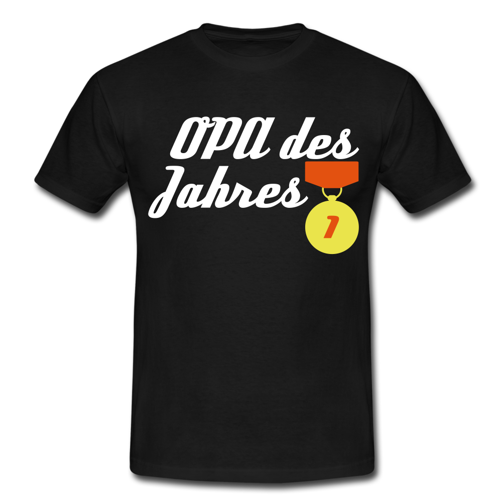 Männer T-Shirt "Opa des Jahres" - black
