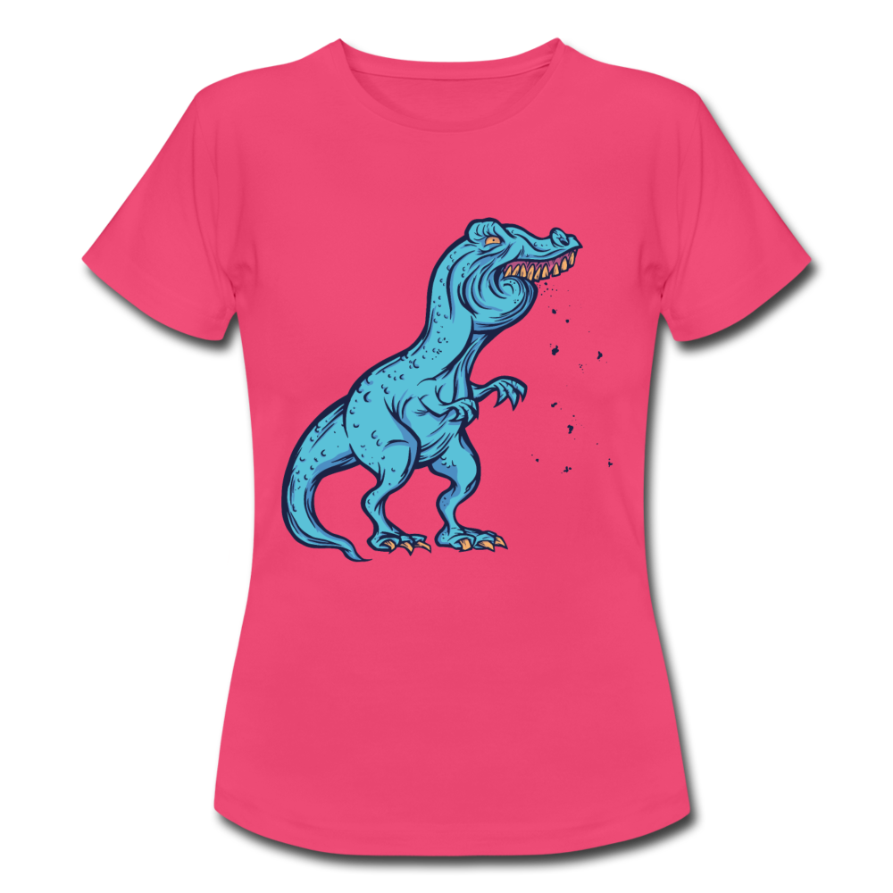 Frauen T-Shirt "Lustiger Dinosaurier" - azalea