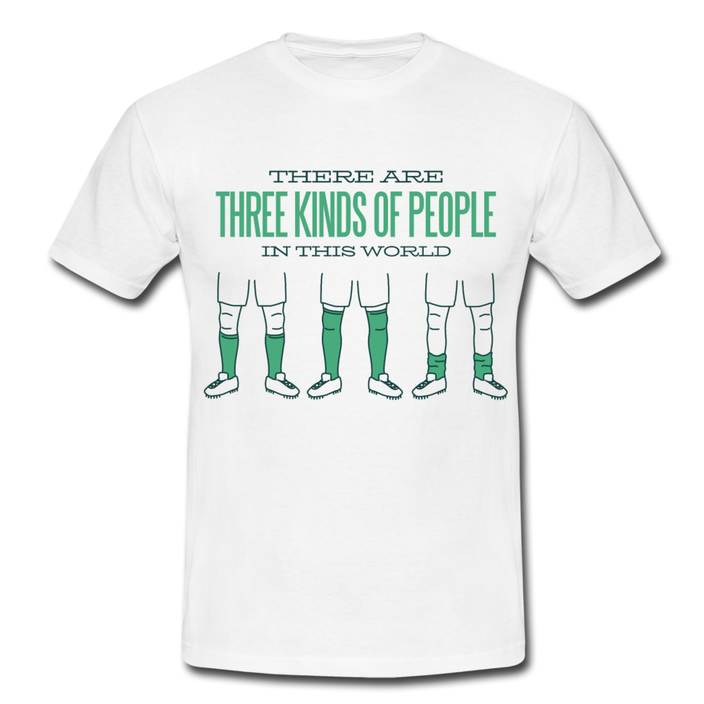 Männer T-Shirt "There are three kinds of people in this world" - white