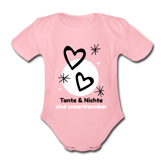 Baby Body "Tante & Nichte sind unzertrennbar" - light pink