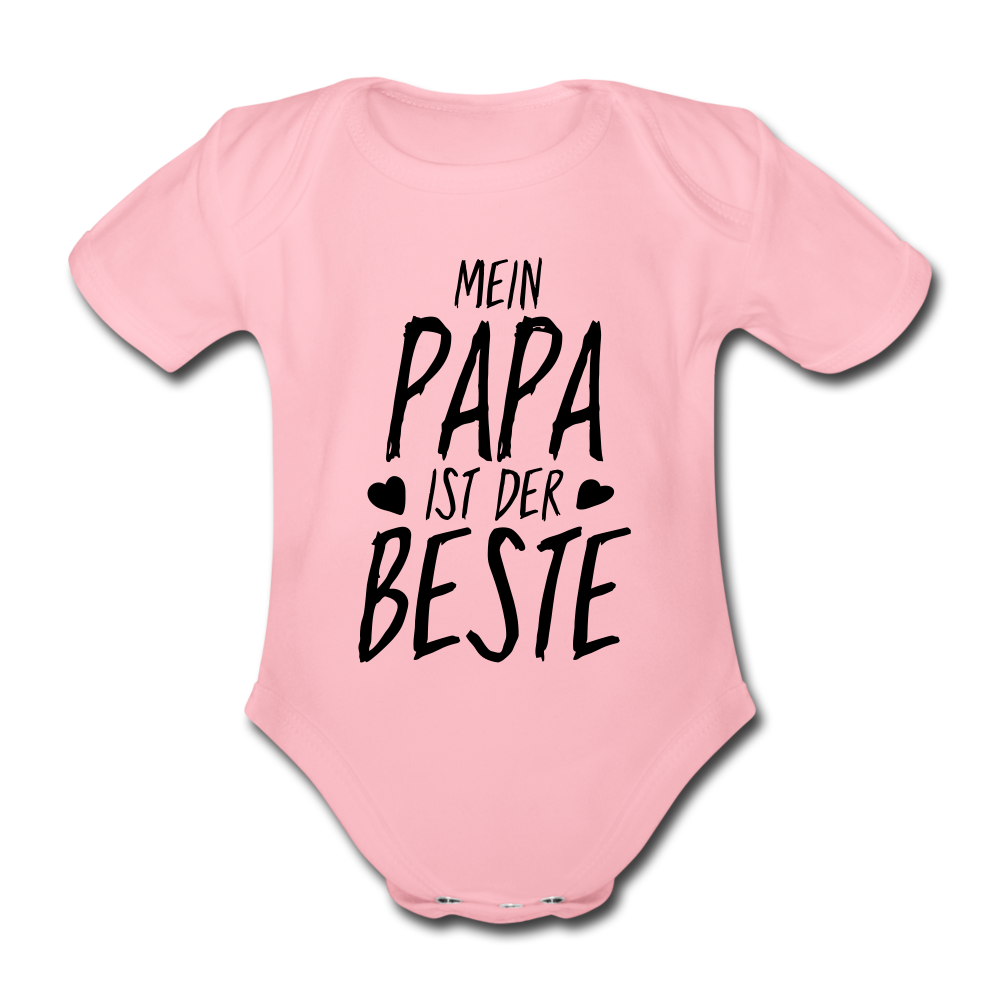 Baby Body "Mein Papa ist der Beste" - Hellrosa