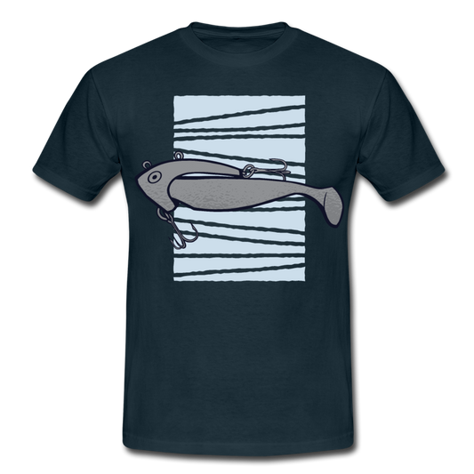 Männer T-Shirt "Anglerköder" - Navy
