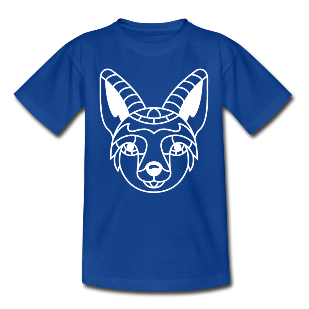 Kinder T-Shirt "Simpler Fuchs" - Royalblau