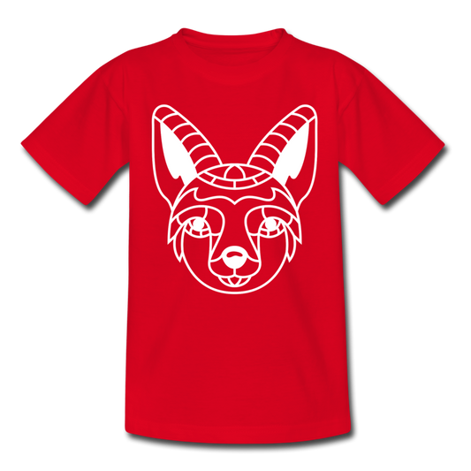 Kinder T-Shirt "Simpler Fuchs" - Rot
