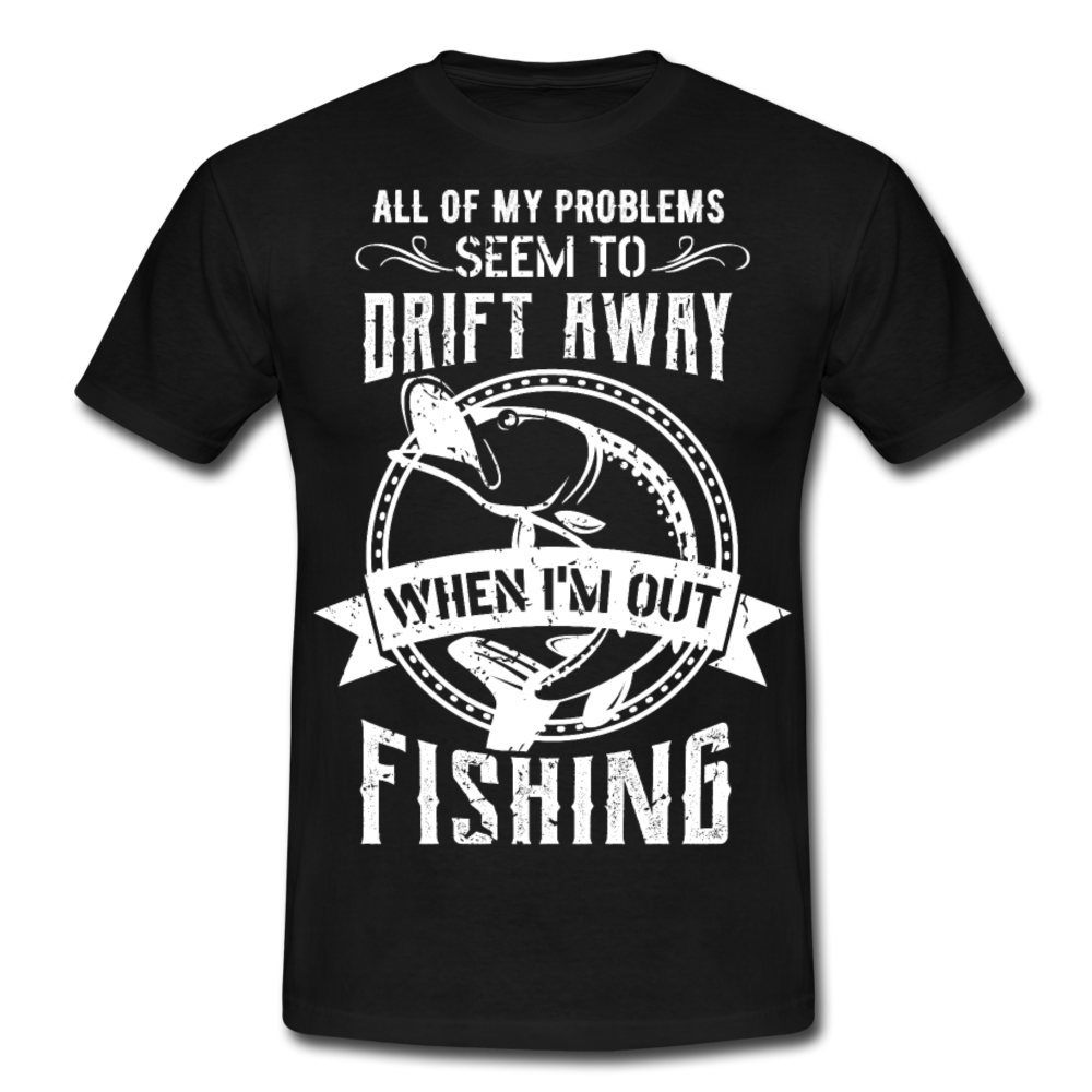 Männer T-Shirt "All of my problems..." - Schwarz