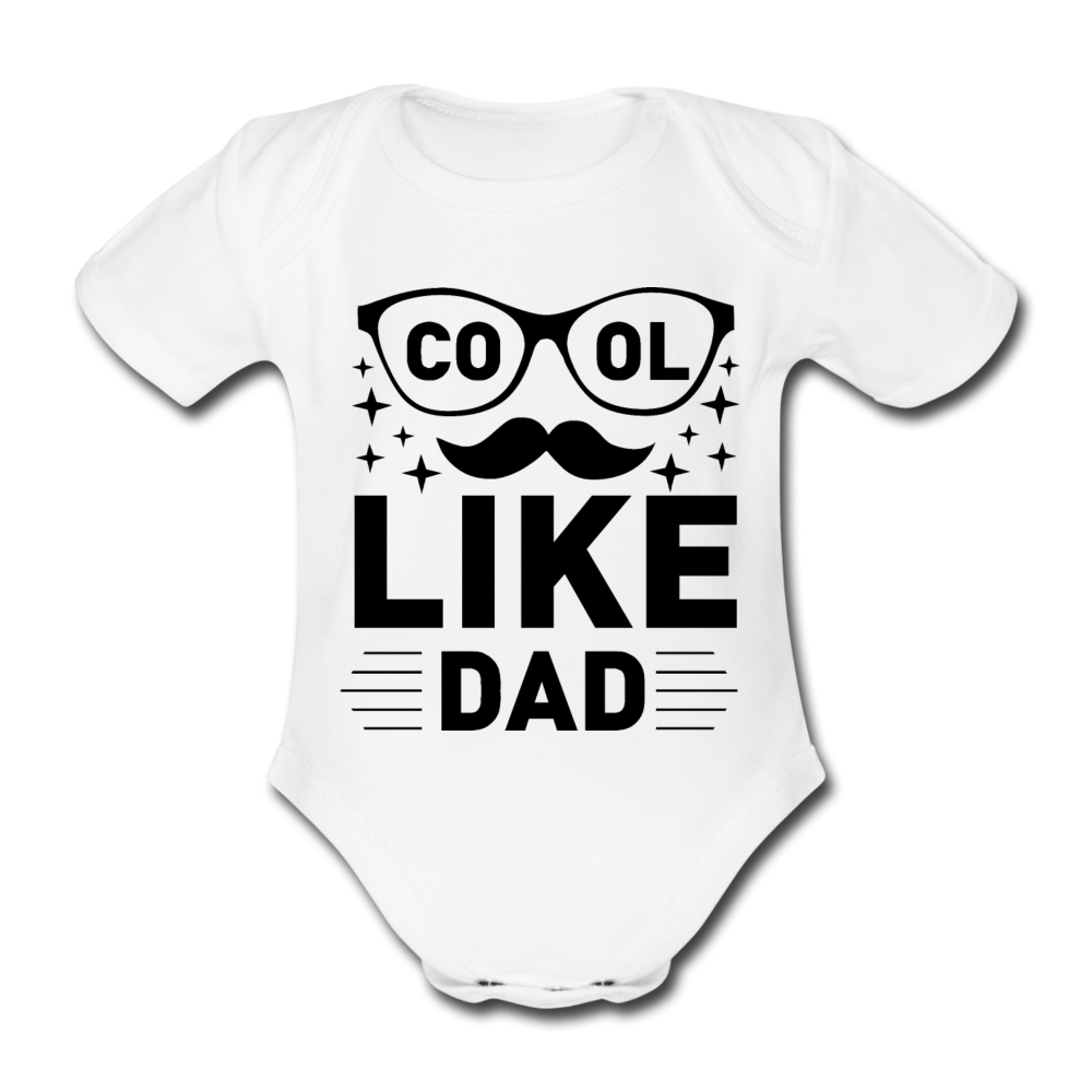 Baby Body "Cool like dad" - Weiß