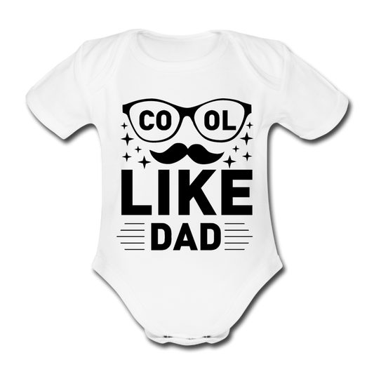 Baby Body "Cool like dad" - Weiß