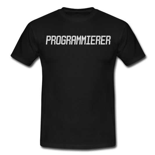Männer T-Shirt "Programmierer" - Schwarz