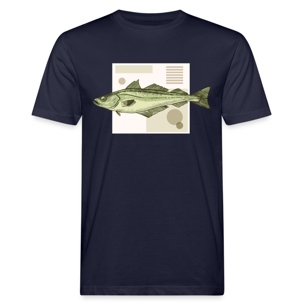 Männer Bio T-Shirt "Seelachs" - Navy