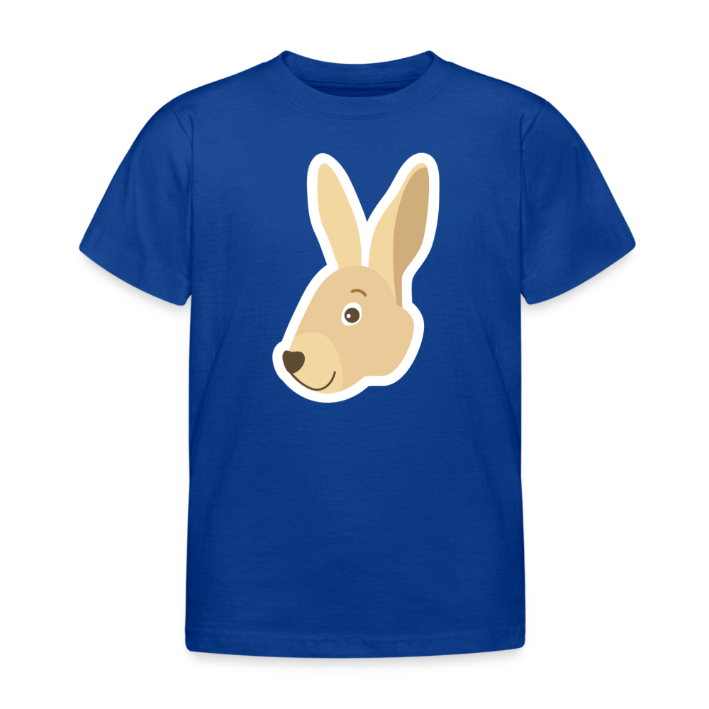 Kinder T-Shirt "Netter Hase" - Royalblau