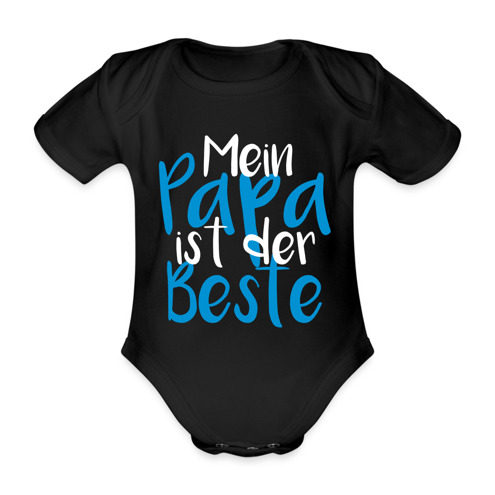 Baby Body "Papa ist der beste" - Schwarz