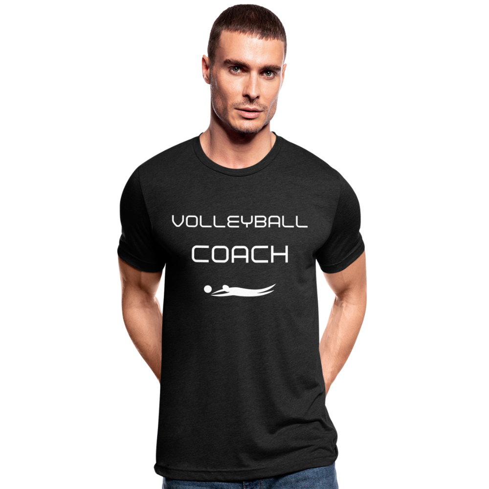 T-Shirt "Volleyball Coach" - Schwarz meliert