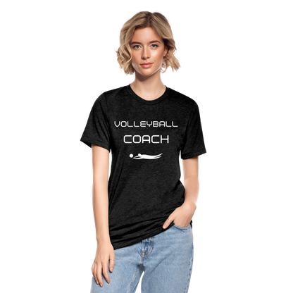 T-Shirt "Volleyball Coach" - Schwarz meliert