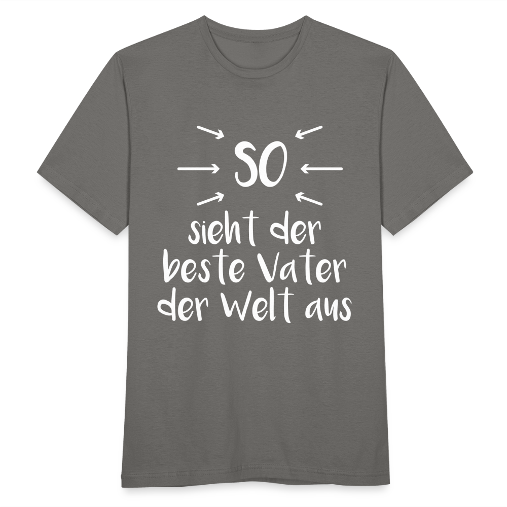 Männer T-Shirt "Bester Vater der Welt" - Graphit