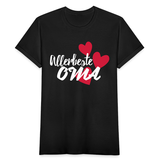 Frauen T-Shirt "Allerbeste Oma" - Schwarz