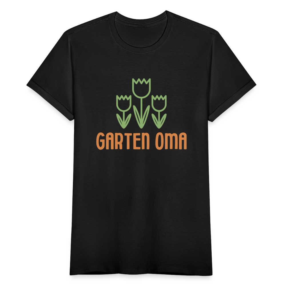 Frauen T-Shirt "Garten Oma" - Schwarz